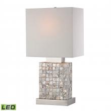  112-1155-LED - Sterling 17'' High 1-Light Table Lamp - Chrome - Includes LED Bulb