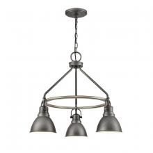  69652/3 - North Shore 24'' Wide 3-Light Outdoor Pendant - Iron