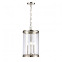  69765/3 - Mendoza 10.25'' Wide 3-Light Pendant - Polished Nickel