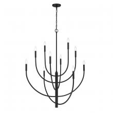 82029/10 - Continuance 42'' Wide 10-Light Chandelier - Charcoal