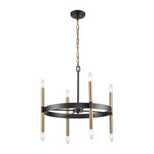  CN260621 - Thomas - Notre Dame 6-Light Chandelier in Oil Rubbed Bronze and Gold