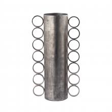  H0897-10951 - Cirq Vase - Large Antique Nickel