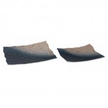  S0807-11361/S2 - Colin Tray - Set of 2 Bronze Ombre